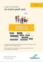 cover brochure aangifte van nalatenschap 