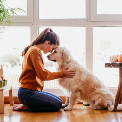 vrouw met hond vrouw met hond